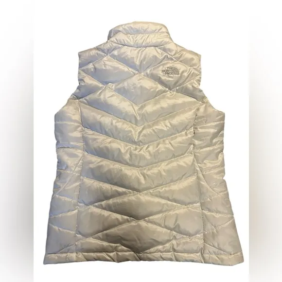North Face Aconcagua 550 White Puffer Vest