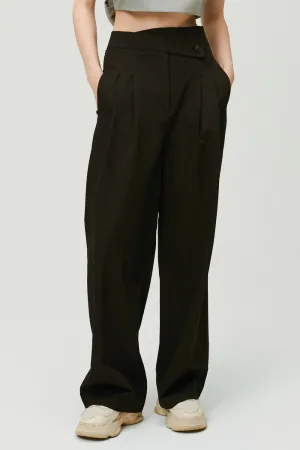 Nova Wrap Front Wide Leg Pants