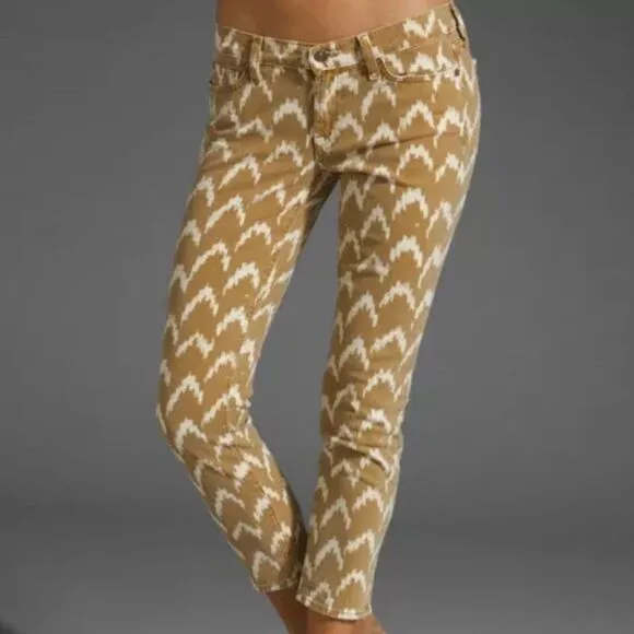 NWT 7 for all mankind the skinny crop printed jean