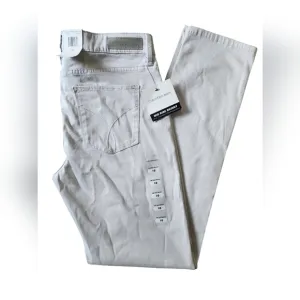 NWT CALVIN KLEIN Women's light grey skinny jeans, size 10, cotton, mid rise