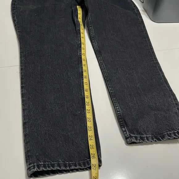 NWT Everlane The 90’s Curvy Cheeky Jeans in Washed Black Size 28 Ankle