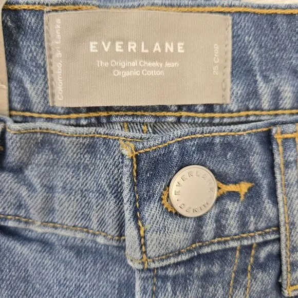 NWT Everlane The Original Cheeky Jeans Size 25 Crop