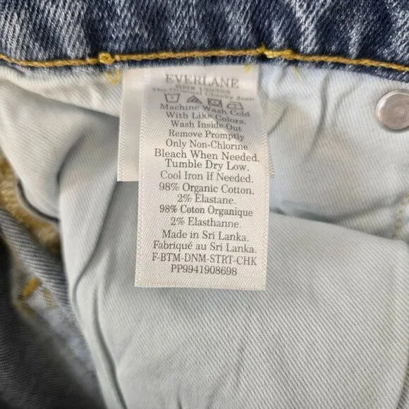 NWT Everlane The Original Cheeky Jeans Size 25 Crop