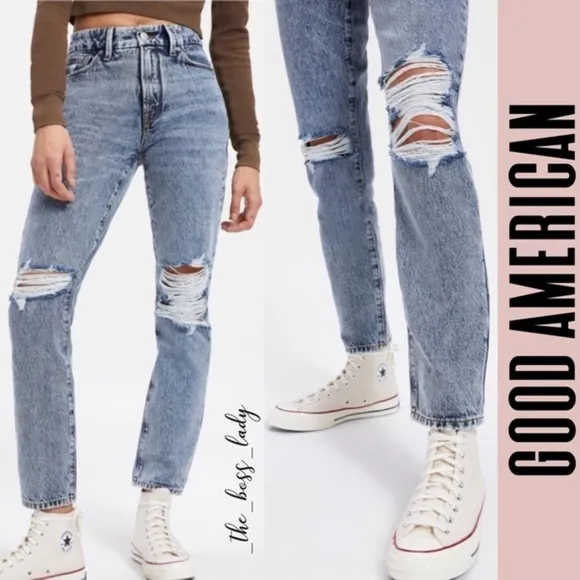 NWT GOOD AMERICAN jeans 24 GOOD AMERICAN High Waisted GOOD CLASSIC