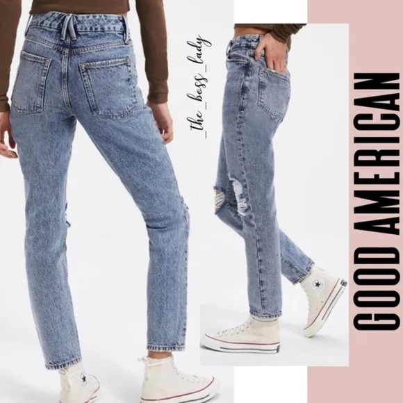 NWT GOOD AMERICAN jeans 24 GOOD AMERICAN High Waisted GOOD CLASSIC