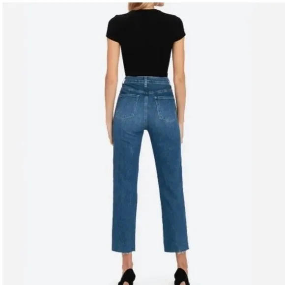 NWT J Brand Jules High-Rise Ankle Jeans  Embellished Rhinestones Jules  Sz 29