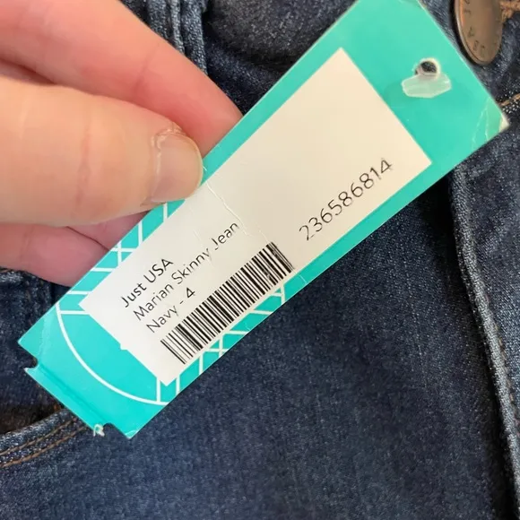 ✨NWT Just USA | Indigo Skinny Jeans | Size 27 / 4