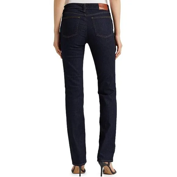 NWT Lauren Ralph Lauren Womens Size 8 8x30 Denim Straight Leg Ankle Jeans NEW