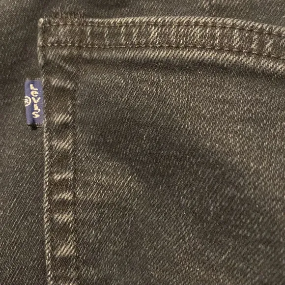 NWT: Levis Jeans  Made &amp; Crafted Black Mineral Skinny Zip Leg Japanese Denim