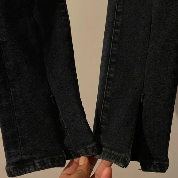 NWT: Levis Jeans  Made &amp; Crafted Black Mineral Skinny Zip Leg Japanese Denim