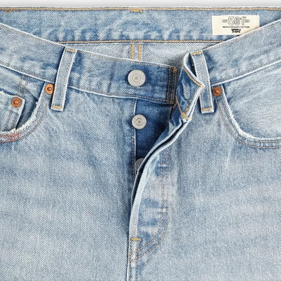 NWT Levi's Premium Novel Tea Tinted Limited 150 Years 501 90s Straight Jeans