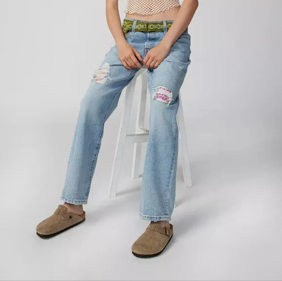 NWT Levi's Premium Novel Tea Tinted Limited 150 Years 501 90s Straight Jeans
