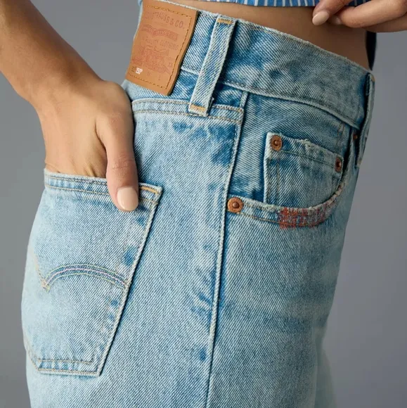 NWT Levi's Premium Novel Tea Tinted Limited 150 Years 501 90s Straight Jeans