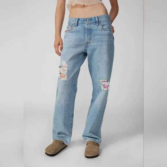 NWT Levi's Premium Novel Tea Tinted Limited 150 Years 501 90s Straight Jeans