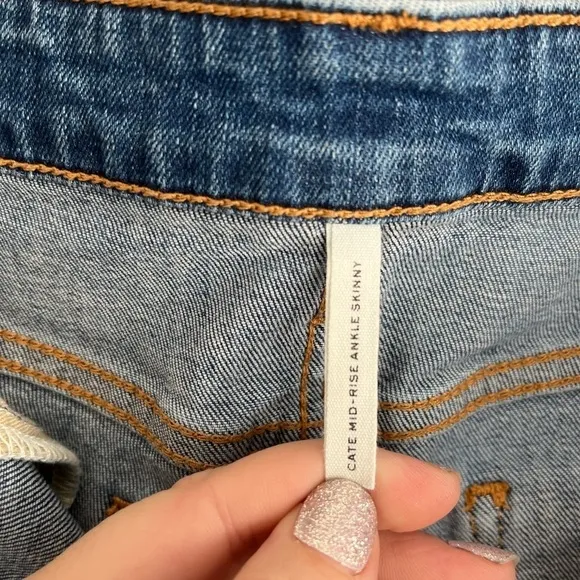 NWT Rag and Bone Cate Mid Rise Skinny Ankle Jeans