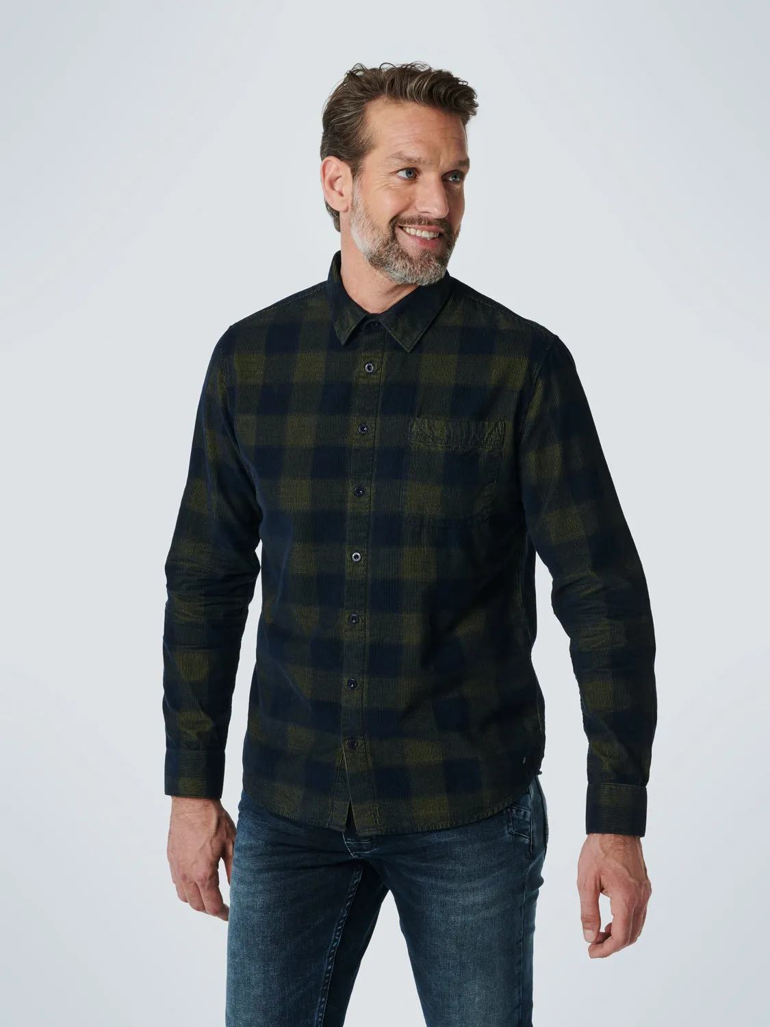 NXS CHECK CORDUROY L/S SHIRT