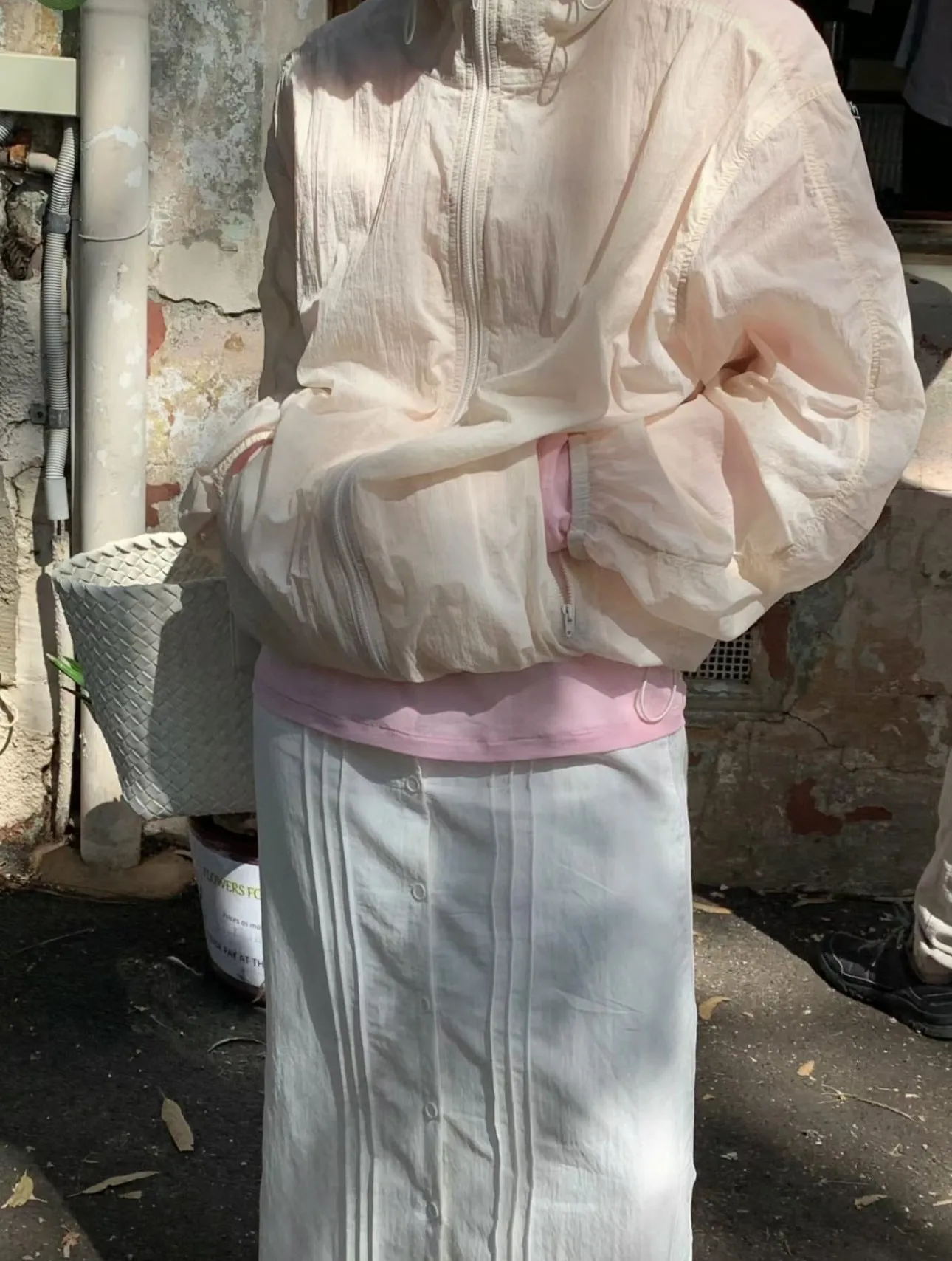 Nylon windbreaker