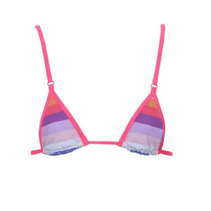 NYX MICRO TRI BIKINI TOP - Sunset Stripe / Fuchsia