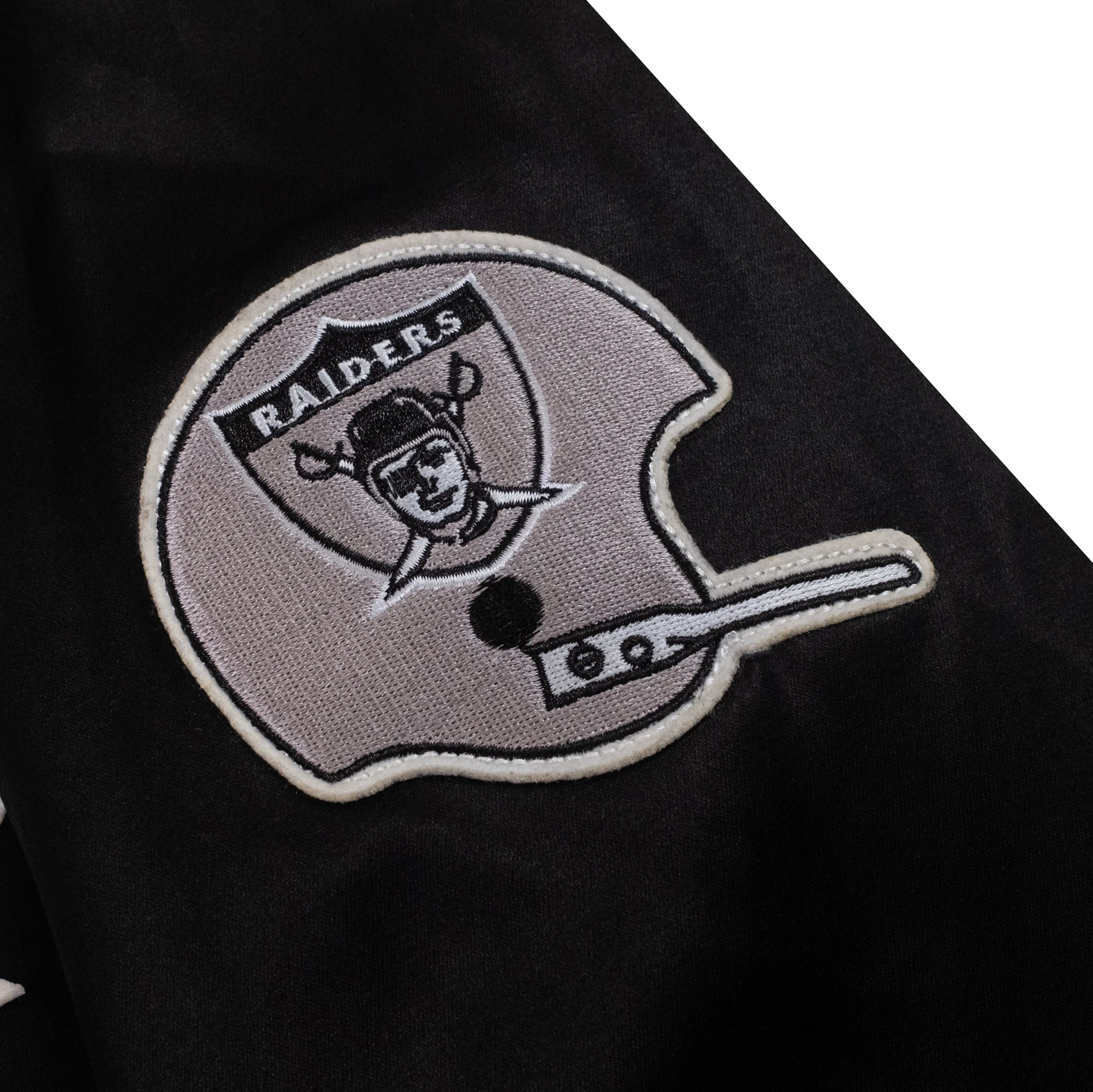 Oakland Raiders Satin Windbreaker