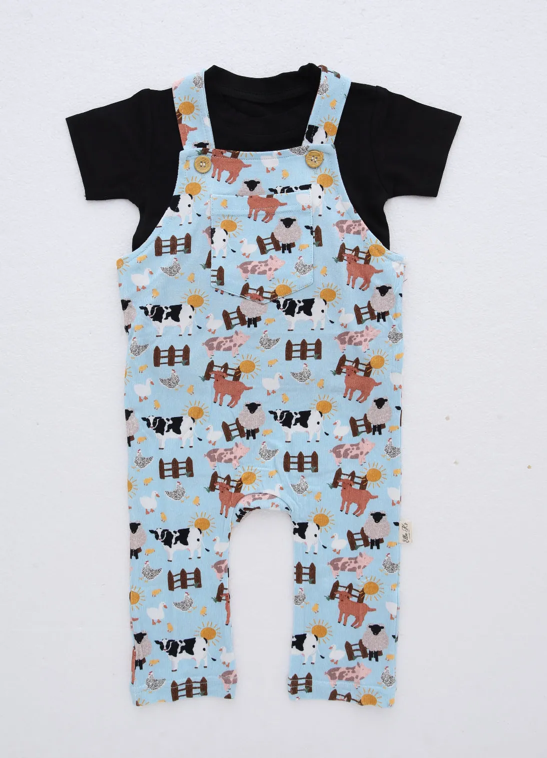 Old McDonald Overall Set