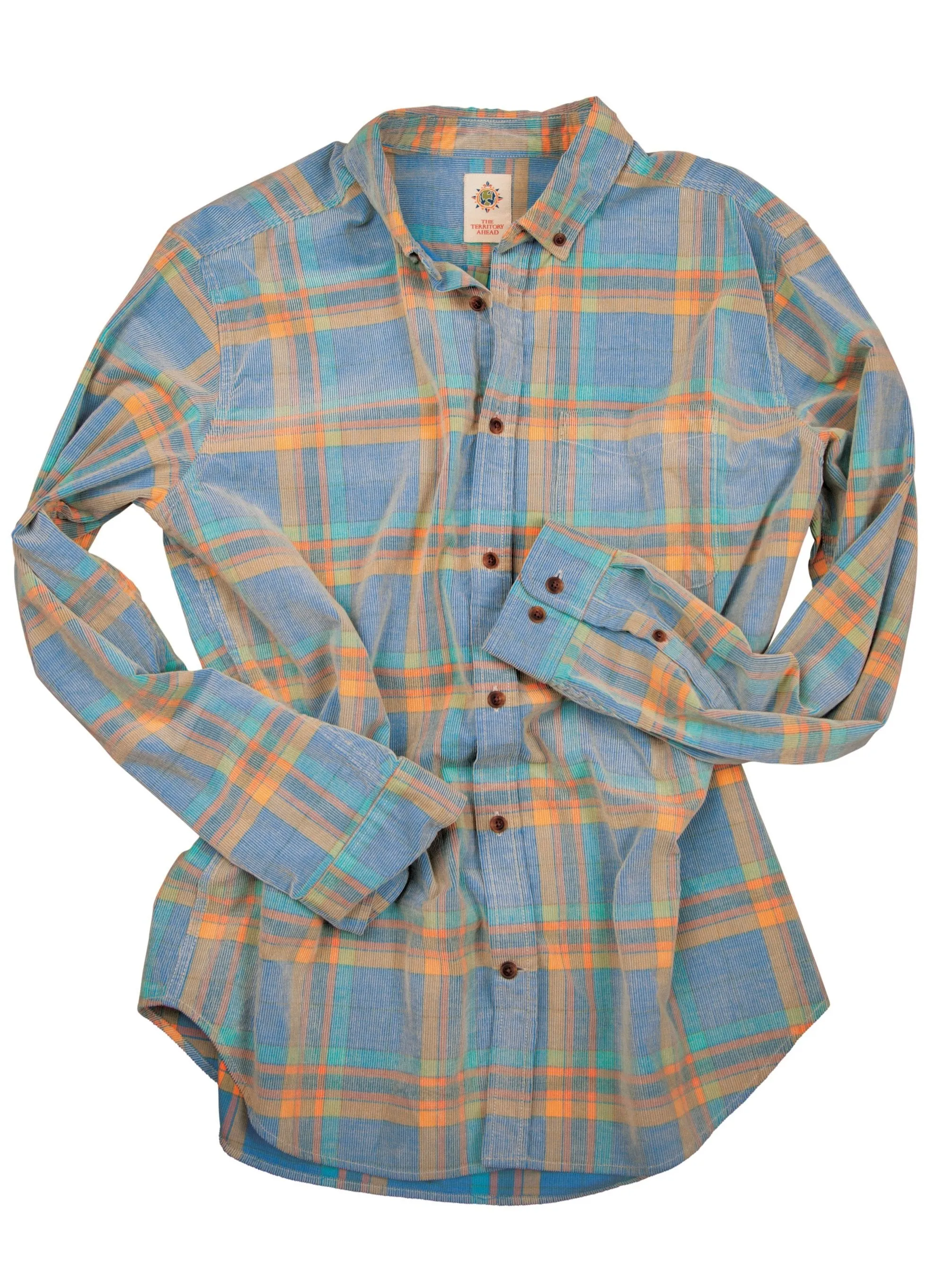 Old Steamboat Plaid Corduroy Shirt
