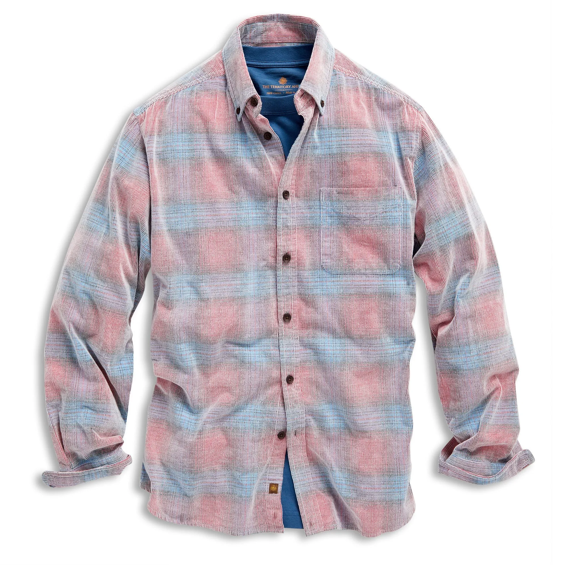 Old Steamboat Plaid Corduroy Shirt
