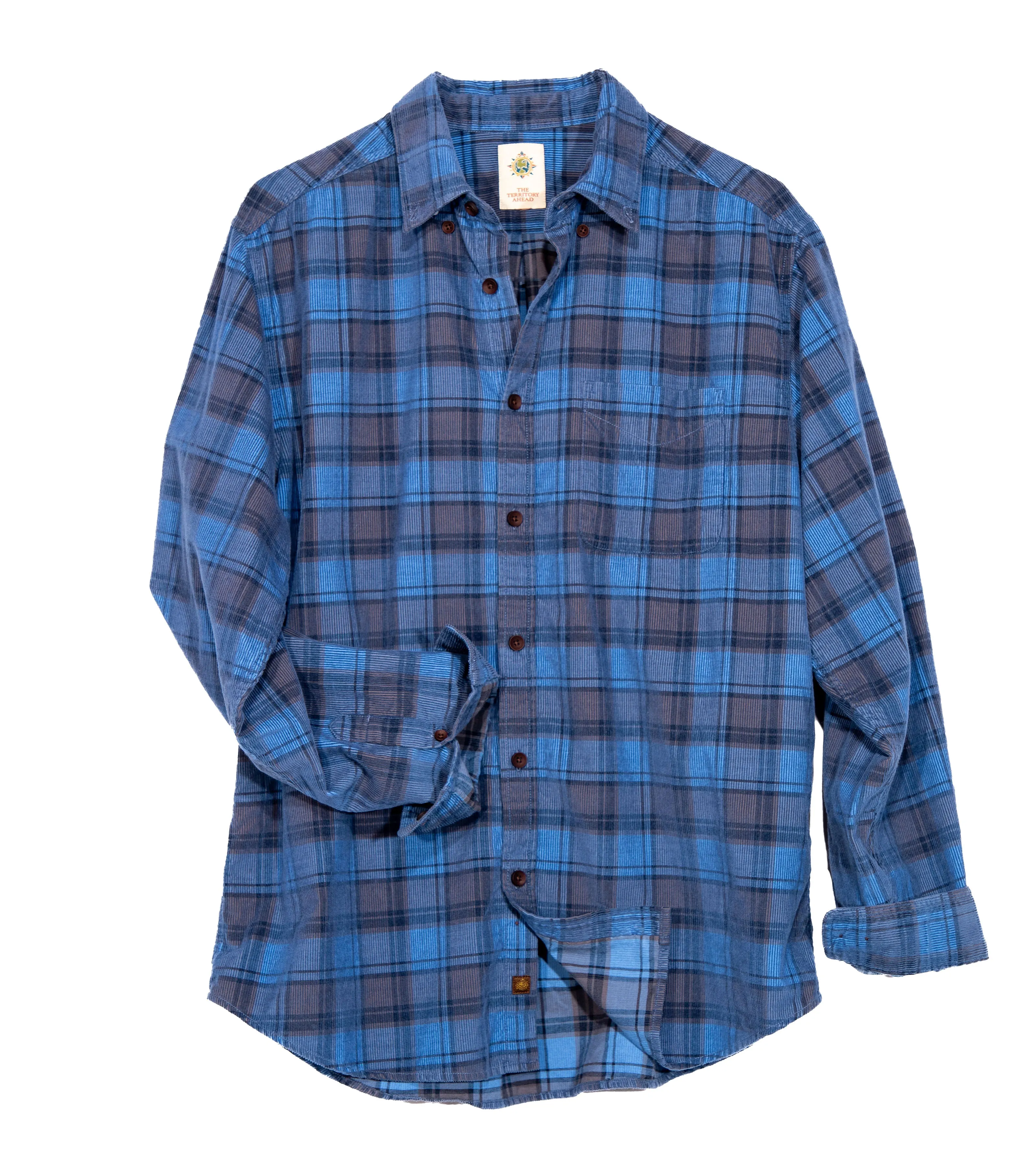 Old Steamboat Plaid Corduroy Shirt