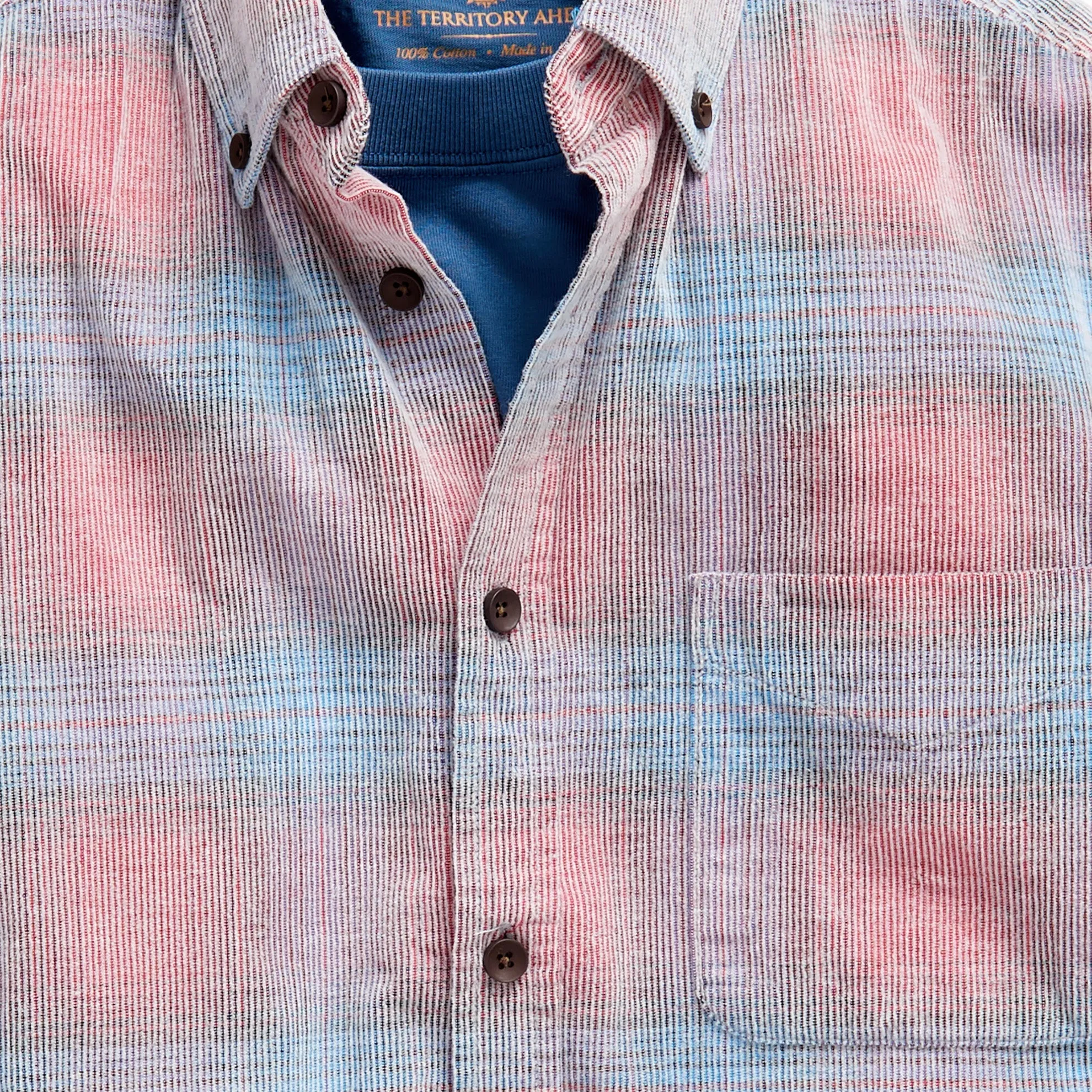 Old Steamboat Plaid Corduroy Shirt