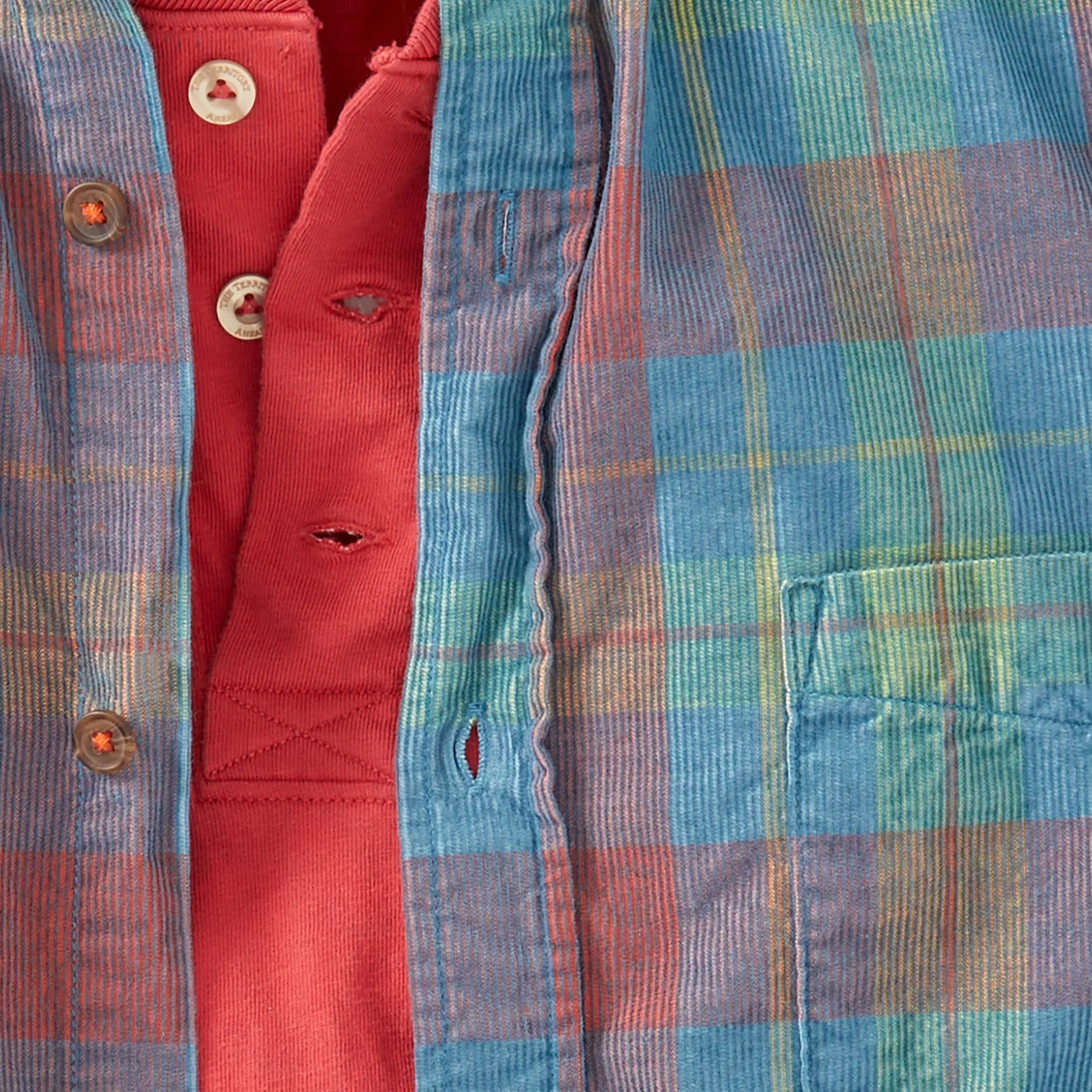Old Steamboat Plaid Corduroy Shirt