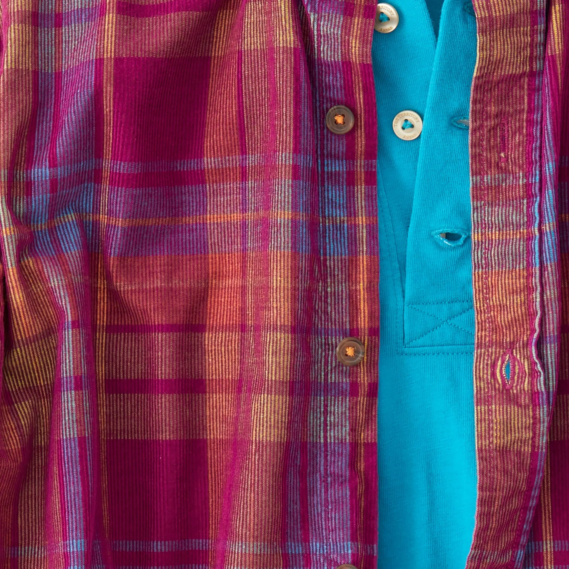Old Steamboat Plaid Corduroy Shirt