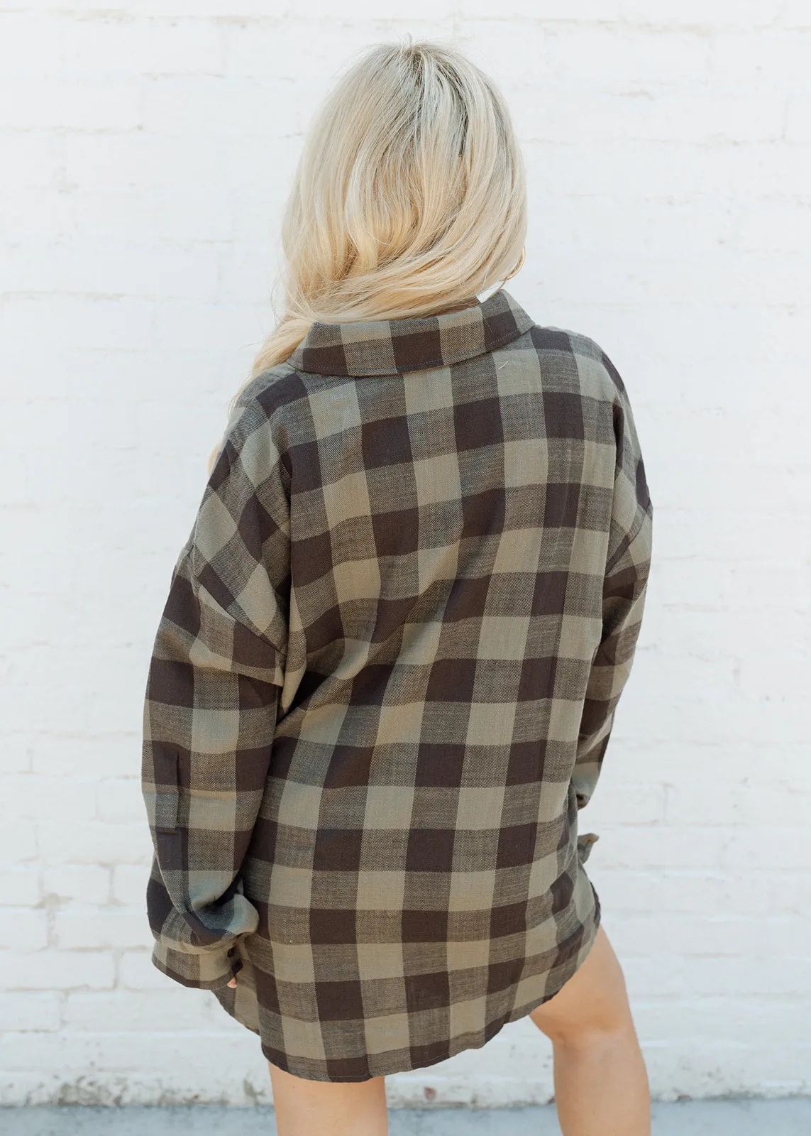Olive & Black Checkered Comfort Flannel