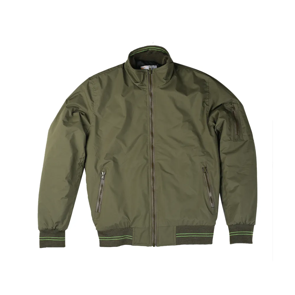 Olive Grove Bomber Jacket