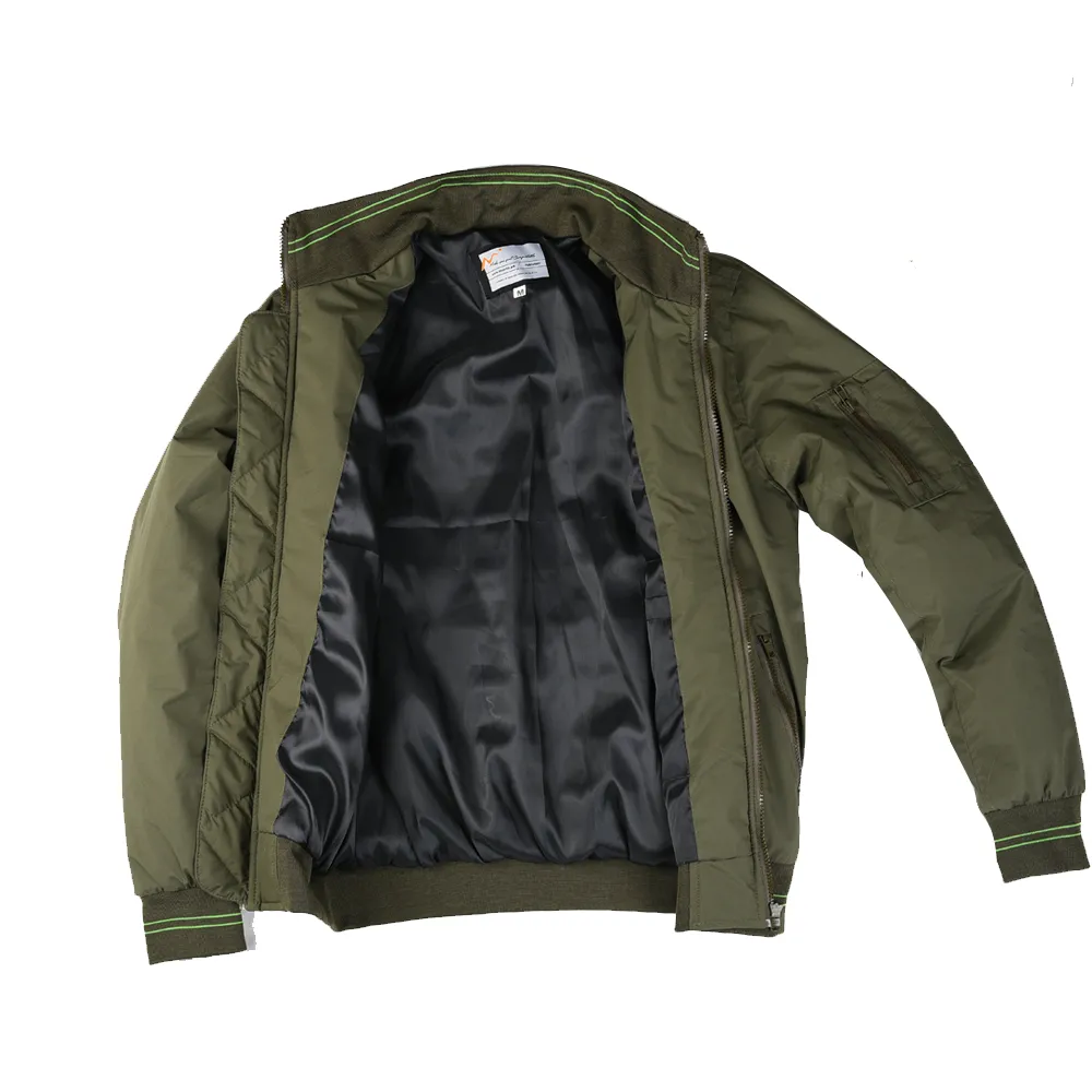 Olive Grove Bomber Jacket