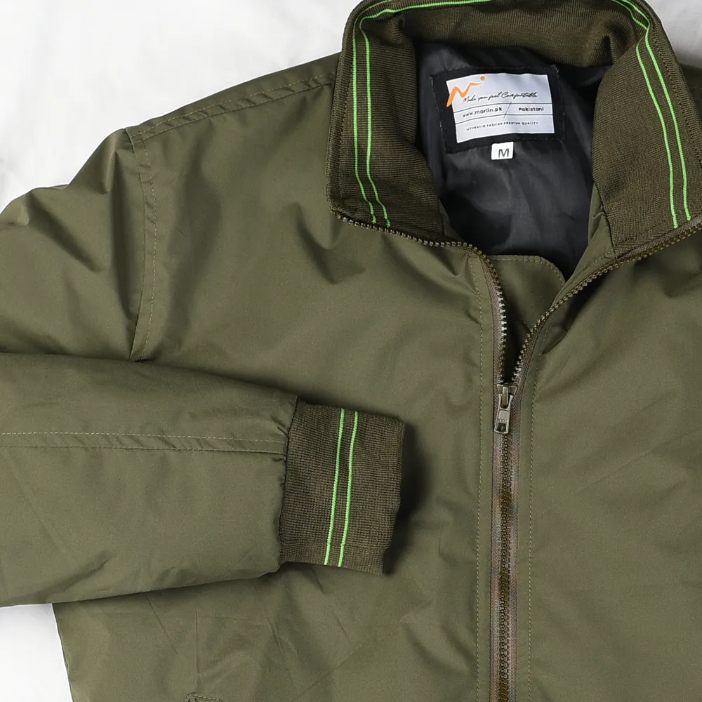 Olive Grove Bomber Jacket