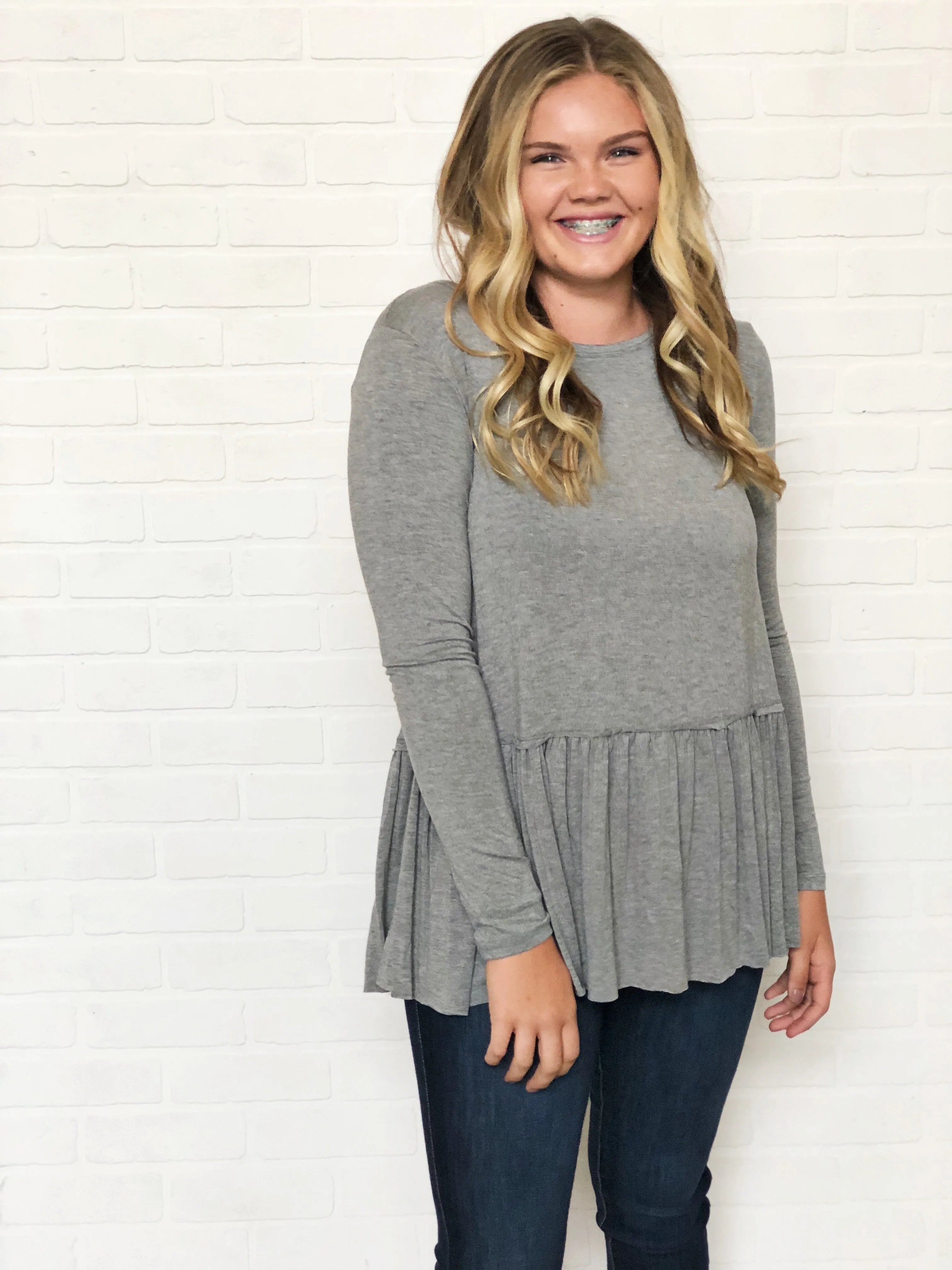 Ollie Peplum Top