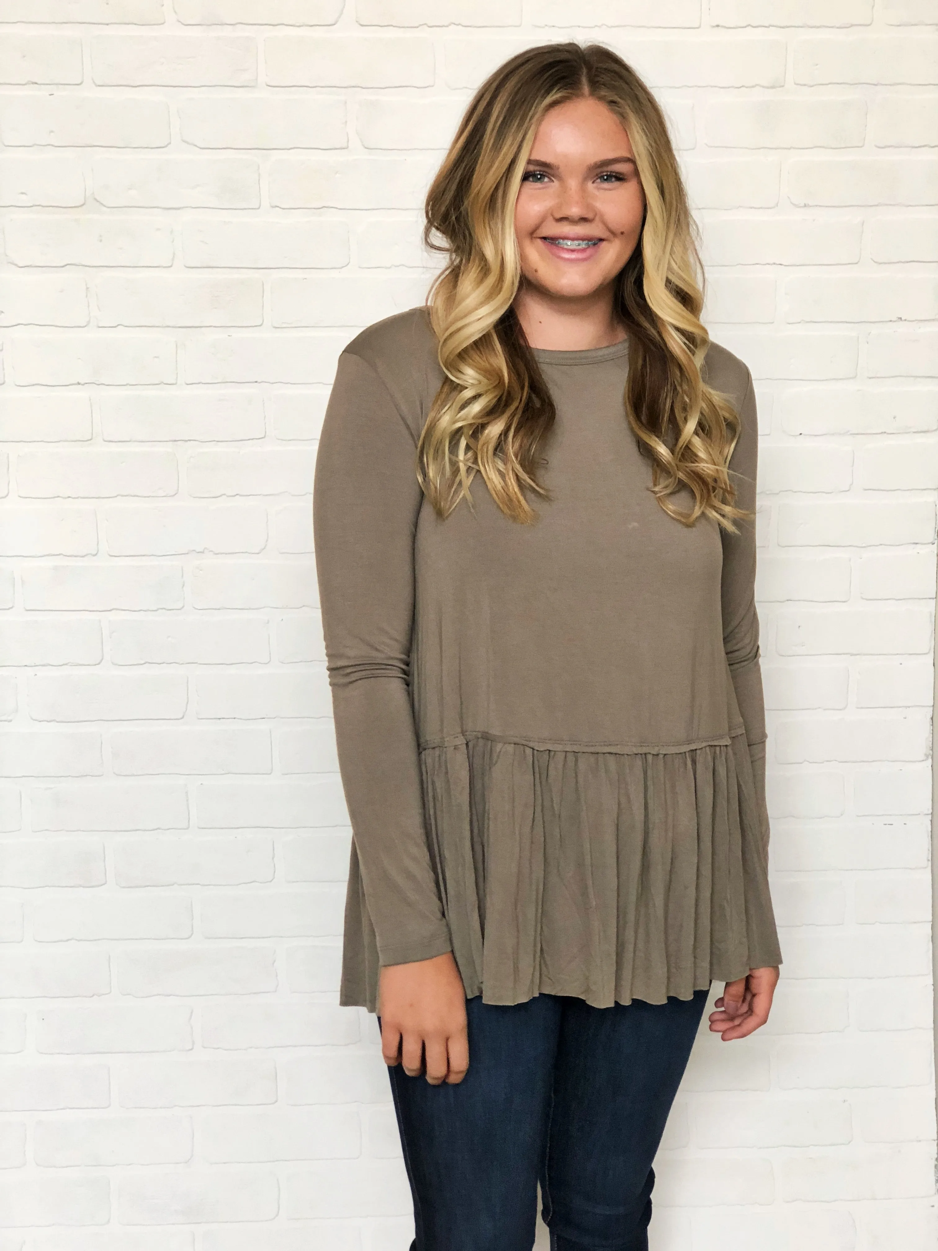 Ollie Peplum Top