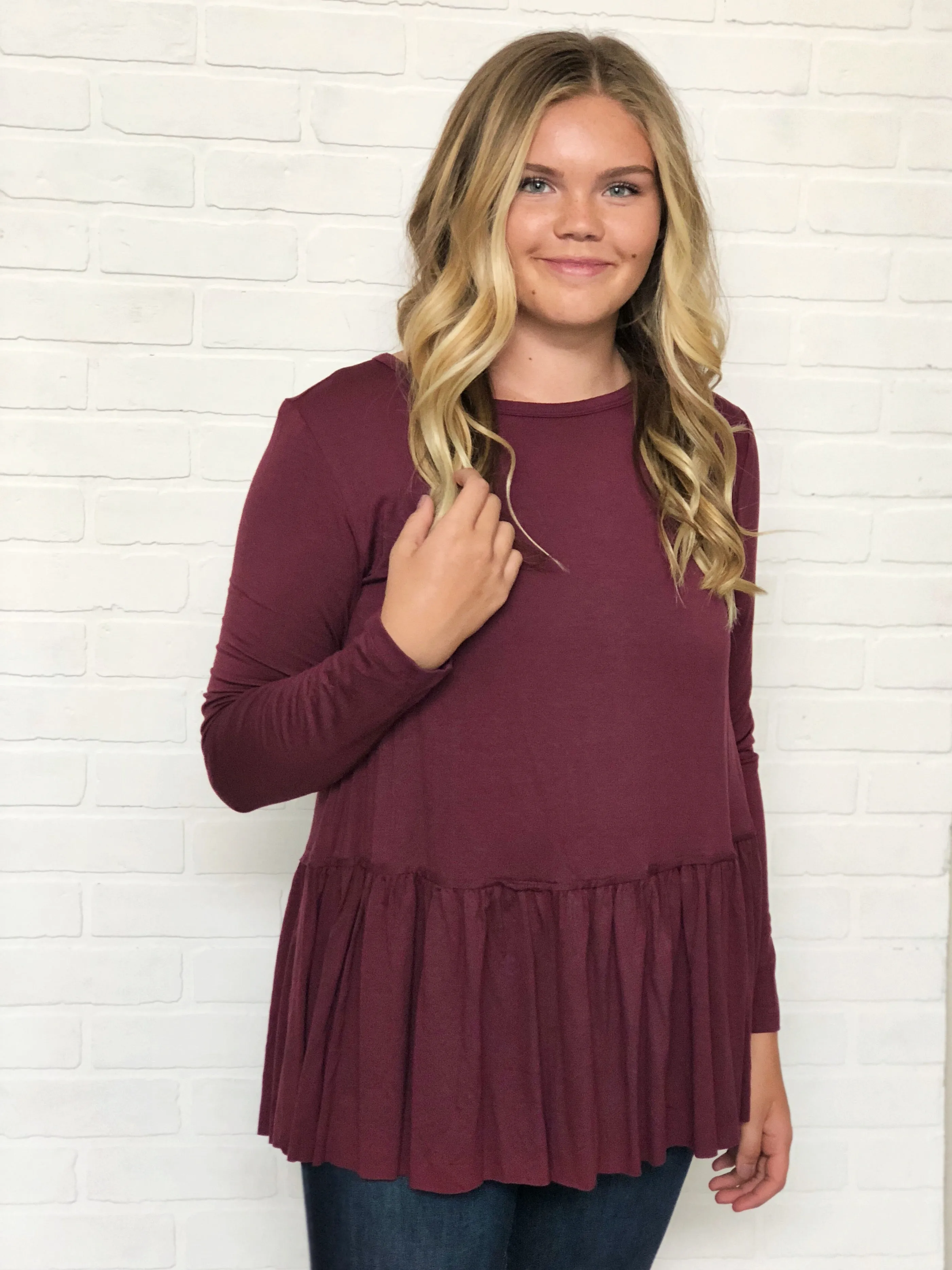 Ollie Peplum Top