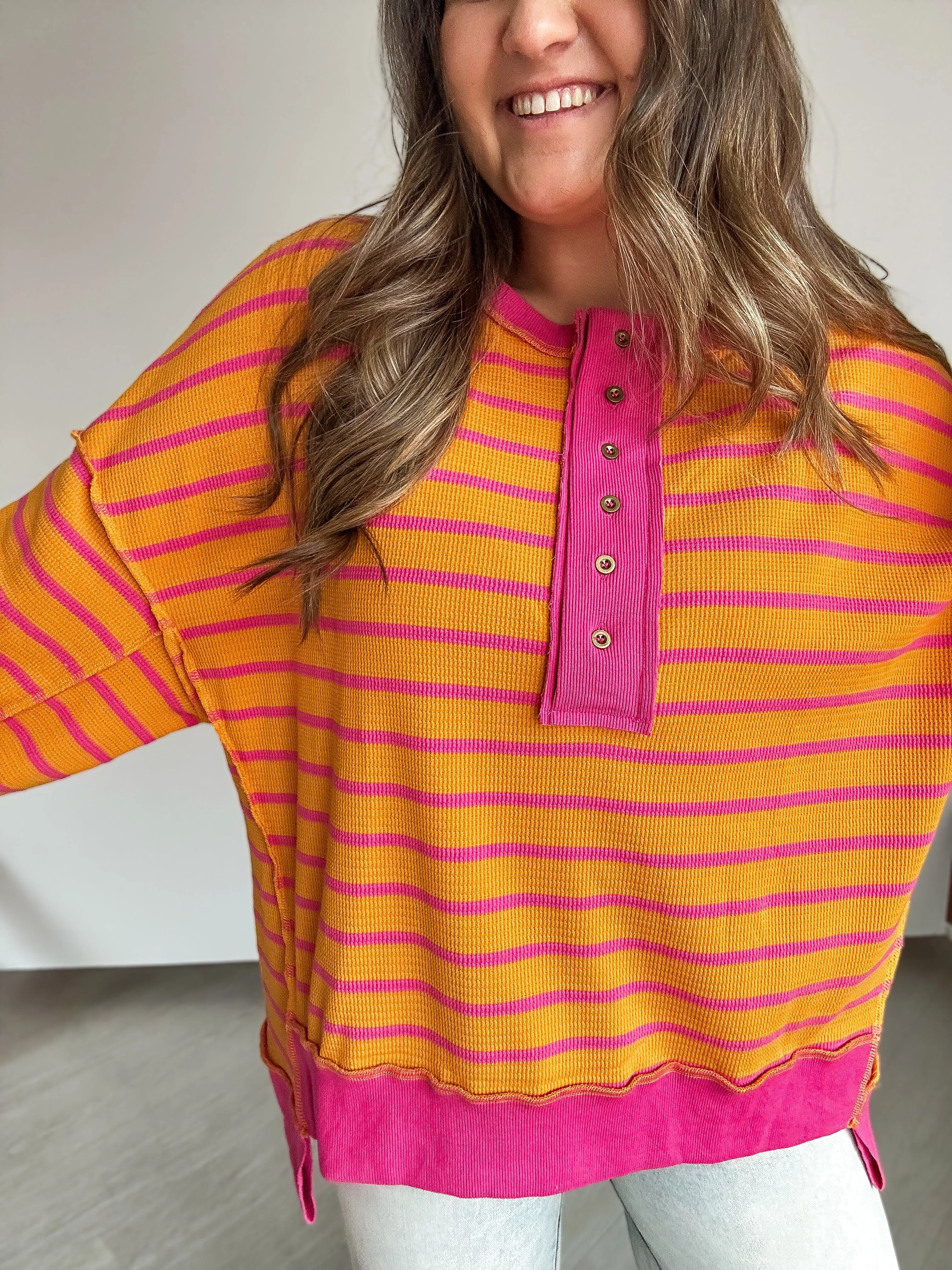 On the Bright Side Oversized Top