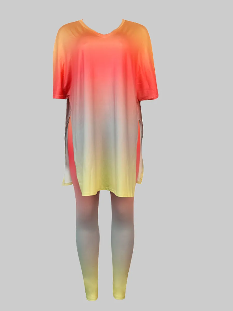Ora Tie Dye Pants Set Plus