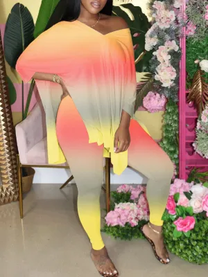 Ora Tie Dye Pants Set Plus
