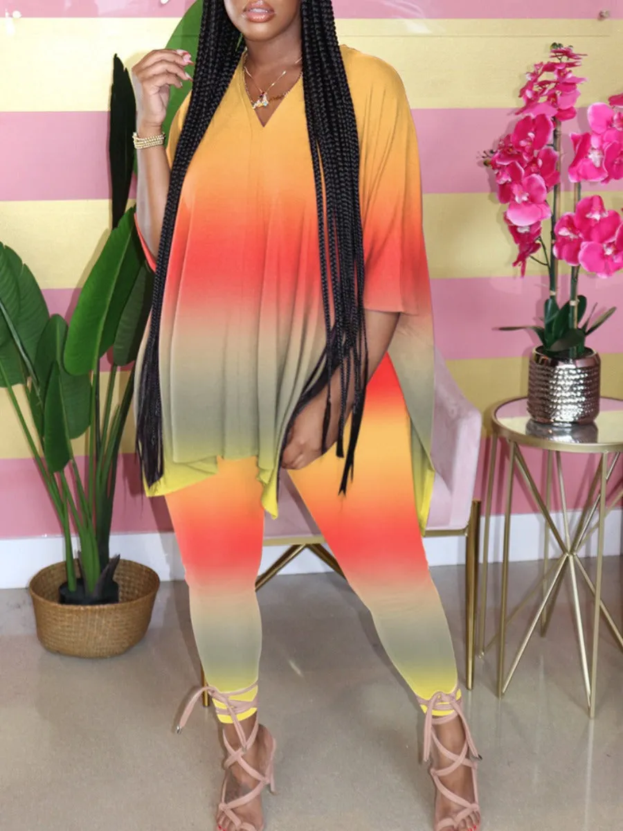 Ora Tie Dye Pants Set Plus