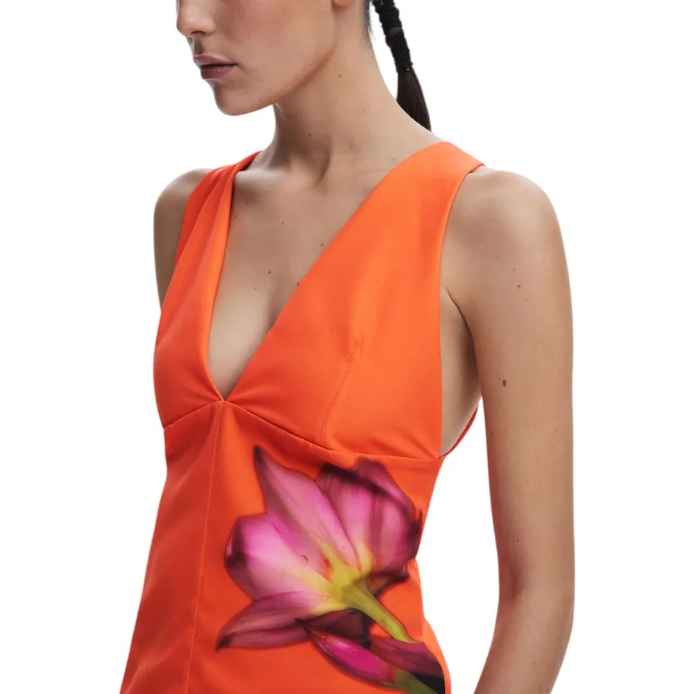 Orange Polyester Tops & T-Shirt