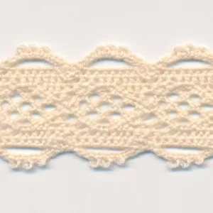 Organic Cotton Torchon Lace #00 Ecru