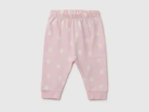 Pack of 2 Printed and Solid Regular Fit Baby Joggers