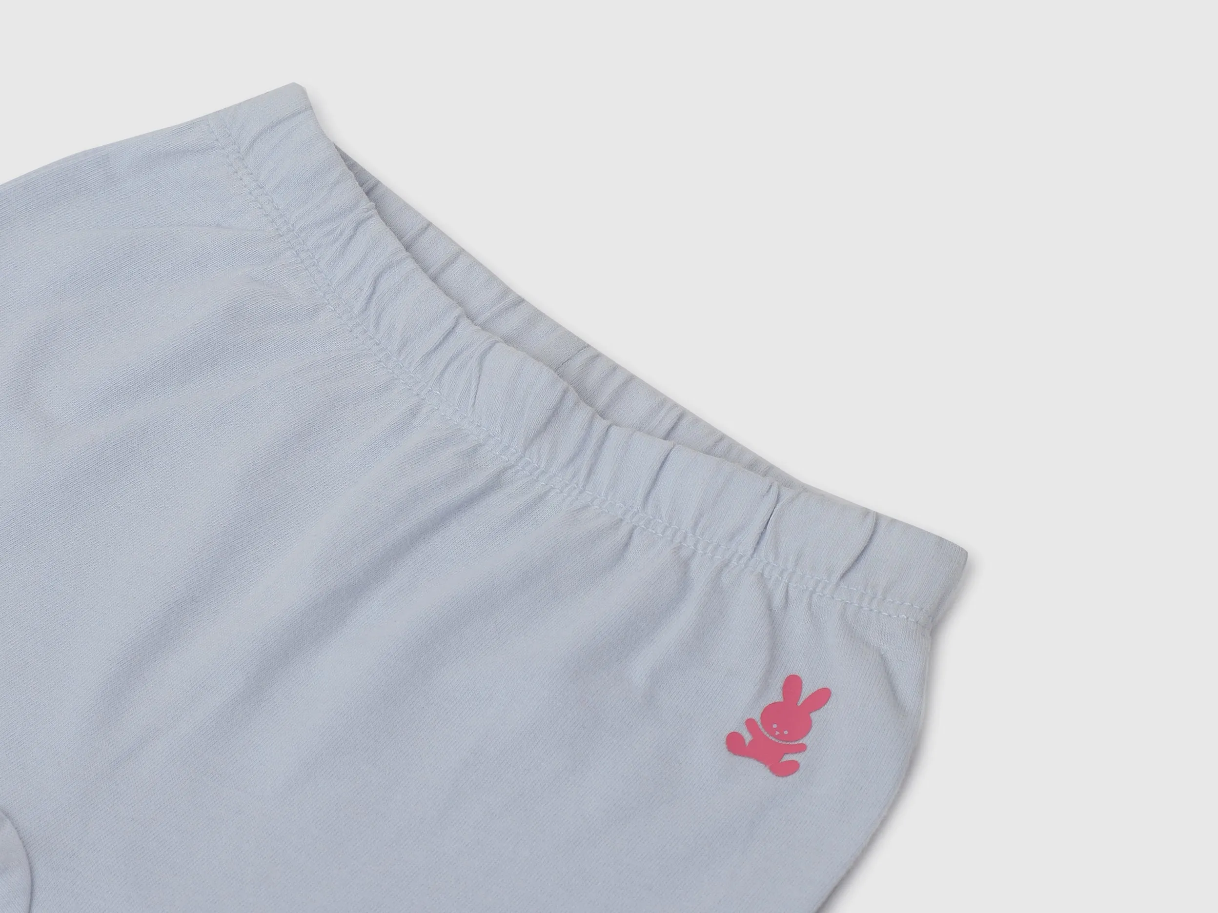 Pack of 2 Printed and Solid Regular Fit Baby Joggers