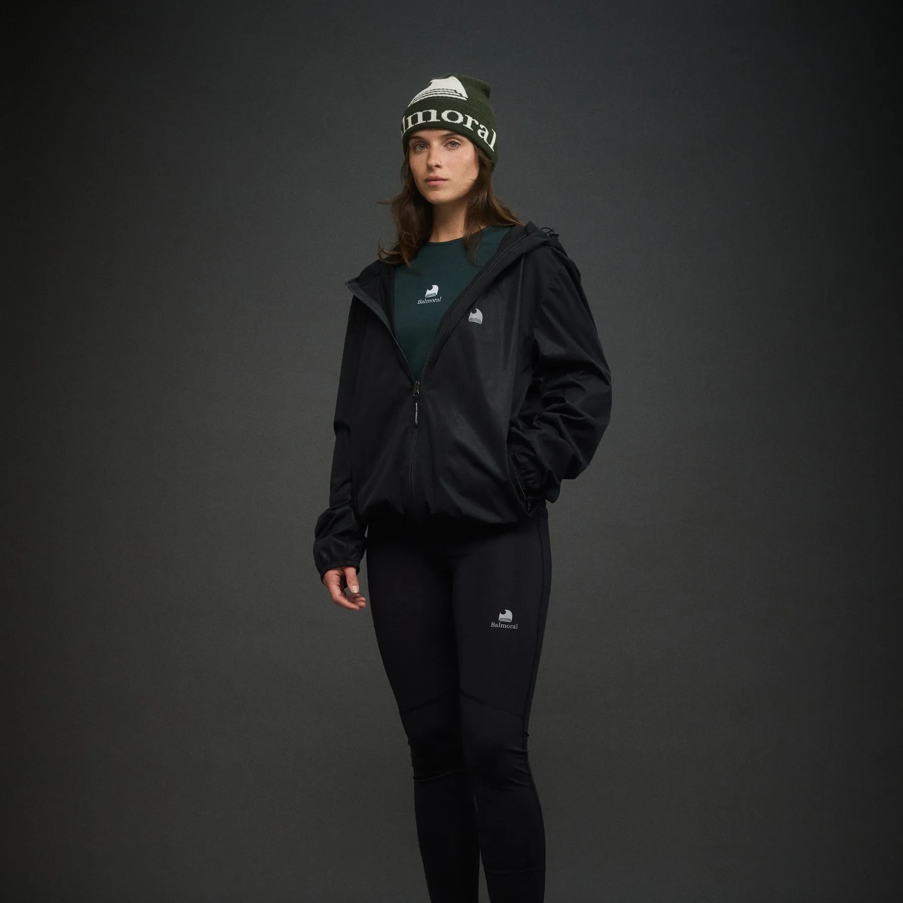 Palm Windbreaker - Black