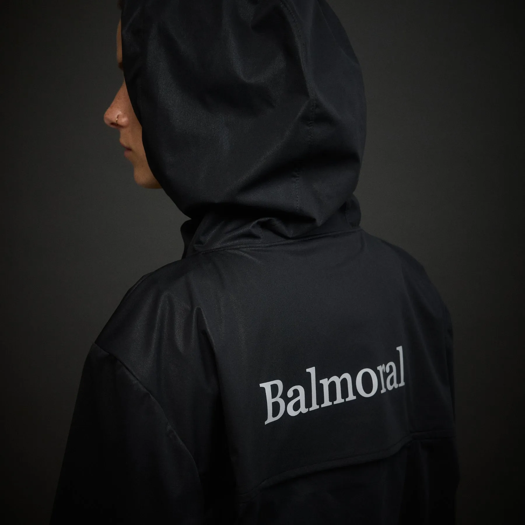 Palm Windbreaker - Black