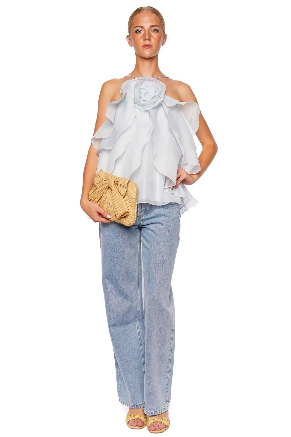 Pandorea Layered Floral Halter Top