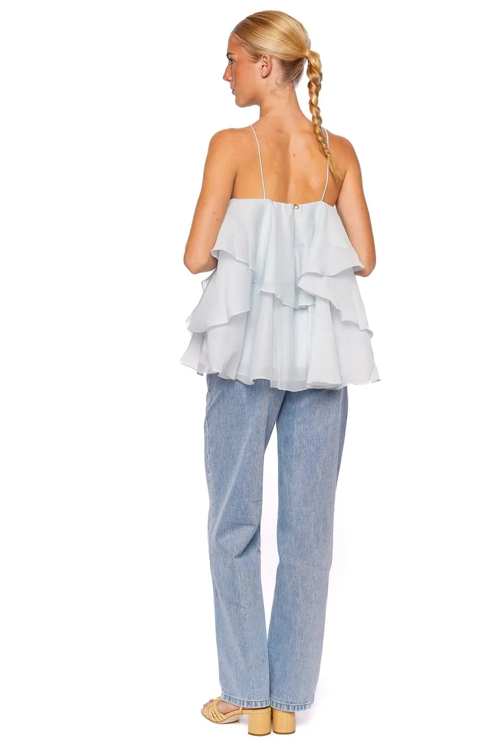 Pandorea Layered Floral Halter Top