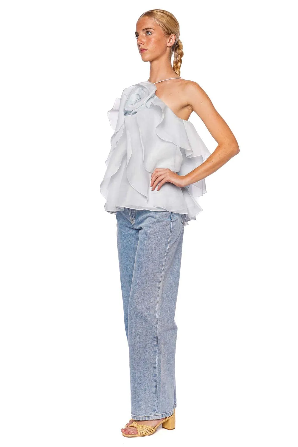 Pandorea Layered Floral Halter Top